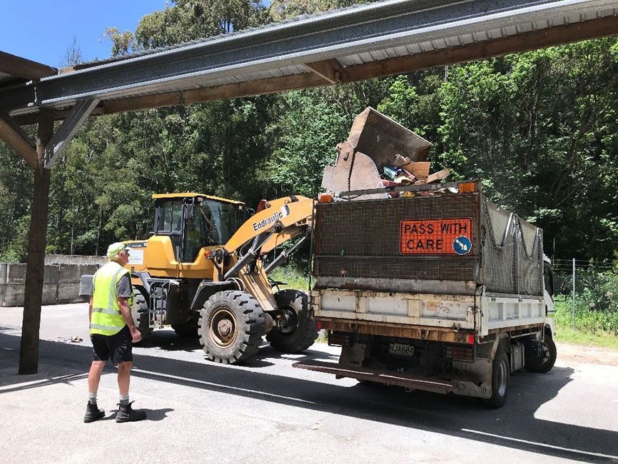 Recycling Supervisor Peter Robertson 